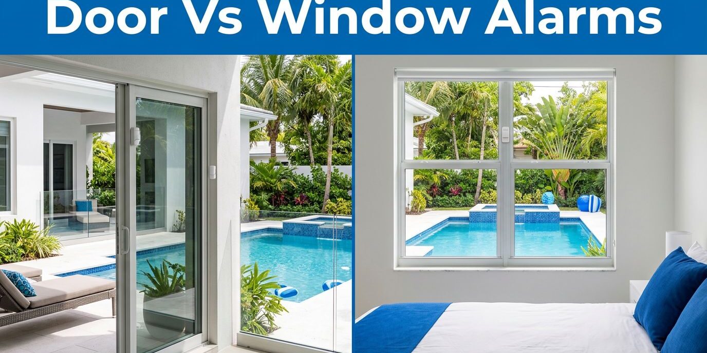 Door Alarms vs Window Alarms for Florida Pool Homes