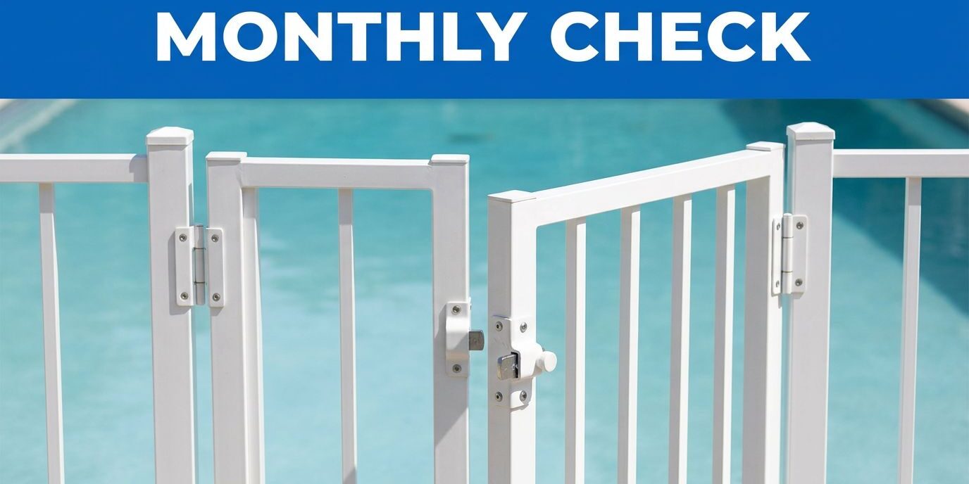 Self-Closing Pool Safety Gate How to Test a Self-Closing Pool Gate Monthly