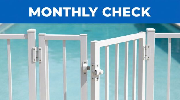 Self-Closing Pool Safety Gate How to Test a Self-Closing Pool Gate Monthly