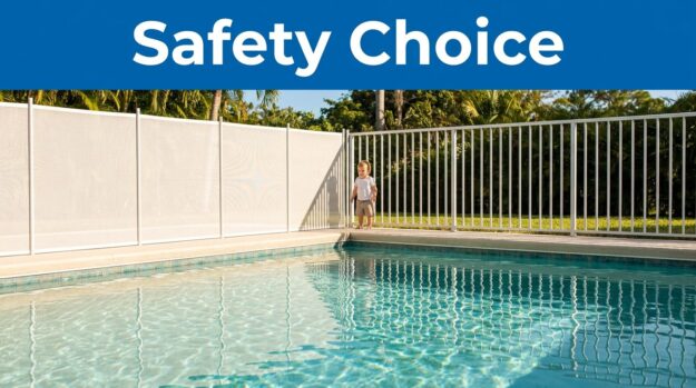 Pool Safety Fence Comparison Mesh Pool Fence vs Aluminum Fence for Toddler Safety