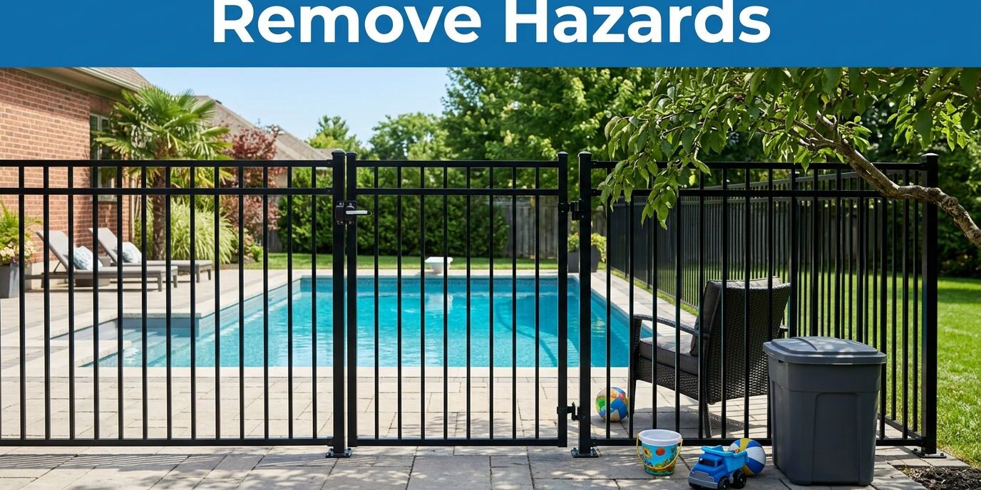 Backyard Pool Safety Barrier Pool Climbing Hazards Parents Can Remove Today