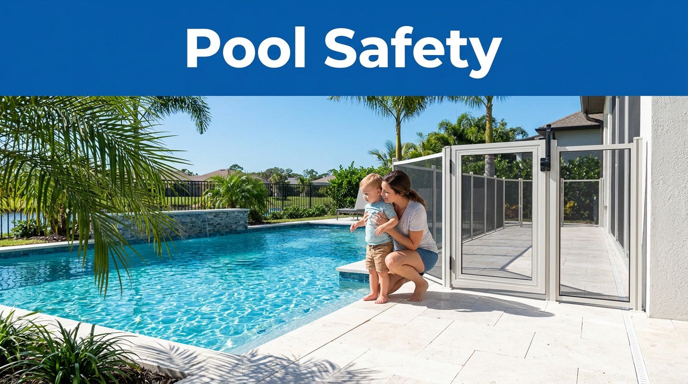 Backyard Pool Safety Gate Pool Safety Checklist for New Parents in SWFL