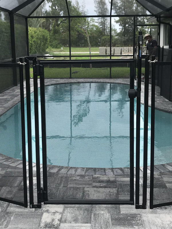 Black Pool Fence Gate black pool fence gate