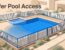 zero-entry pool barrier