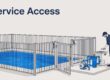 pool fence access