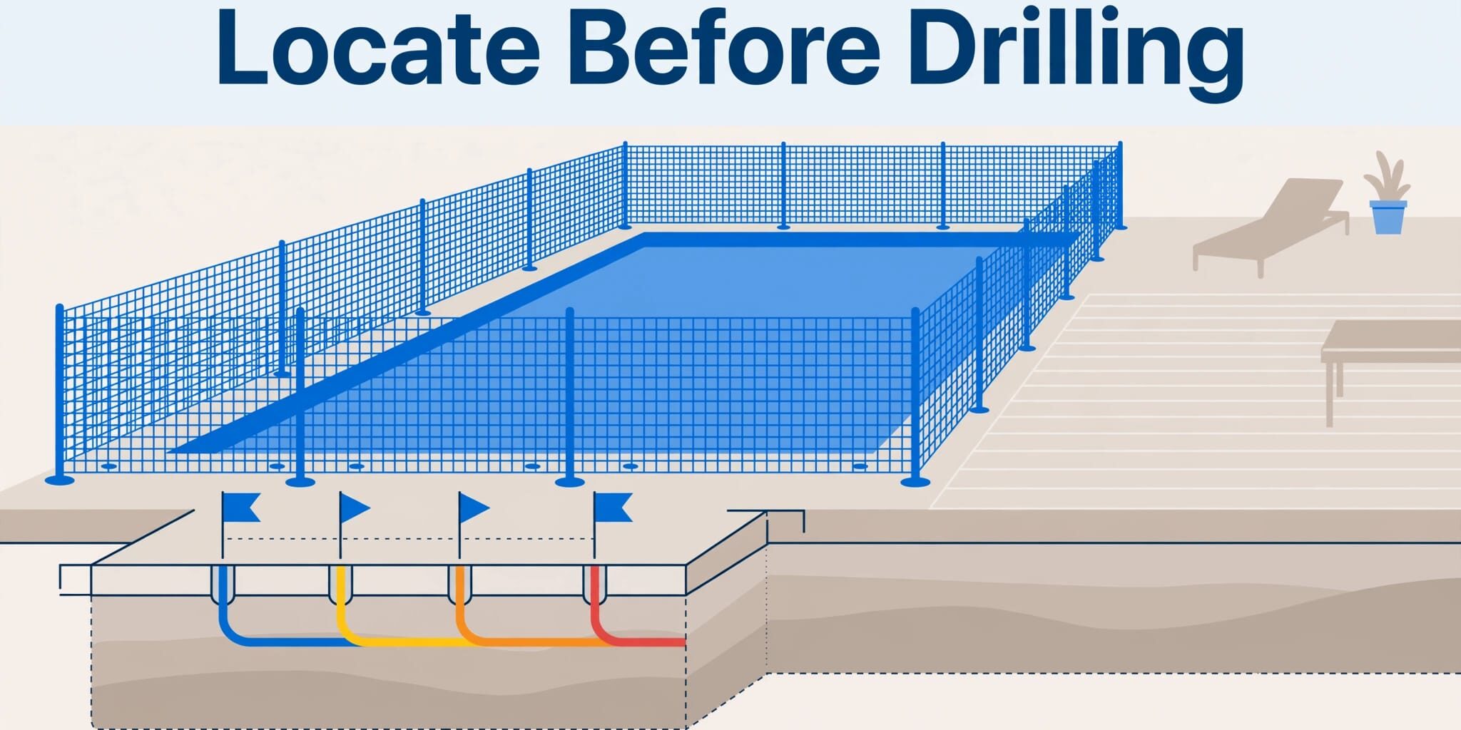 locate underground utilities
